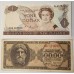 NEW ZEALAND 1985 . ONE 1 DOLLAR and GREECE 1944 FIVE HUNDRED THOUSAND 500,00O DRACHMAI BANKNOTE